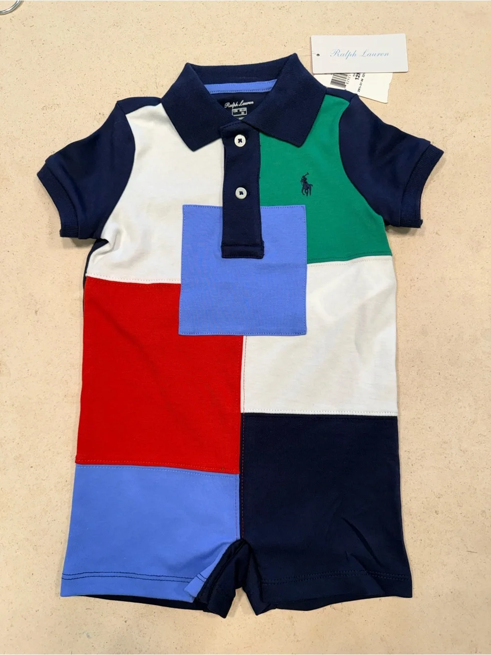Ralph Lauren Romper Baby Boy 12M